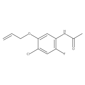 2-F 4-CL 5-allyloxyacetanilide结构式