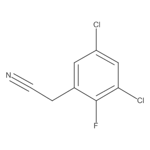 3,5-Dichloro-2-fluorophenylacetonitrile结构式