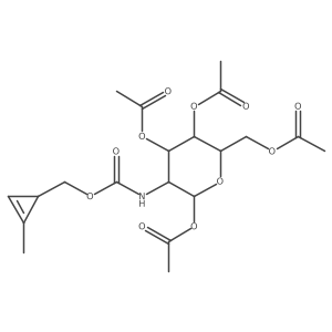 N-Cyclopropene--annopyranose-etraacetated Structure