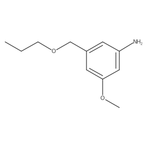 3-Methoxy-5-(propoxymethyl)aniline Structure