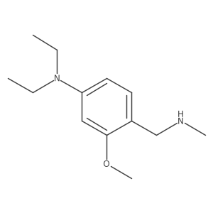 N,N-diethyl-3-methoxy-4-[(methylamino)methyl]aniline Structure