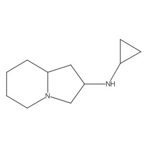 N-cyclopropyl-octahydroindolizin-2-amine Structure