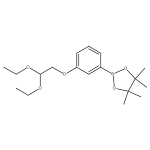 2-(3-(2,2-Diethoxyethoxy)phenyl)-4,4,5,5-tetramethyl-1,3,2-dioxaborolane Structure