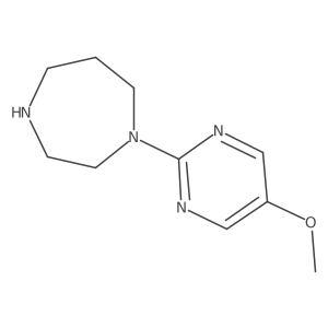 1-(5-Methoxypyrimidin-2-yl)-1,4-diazepane结构式