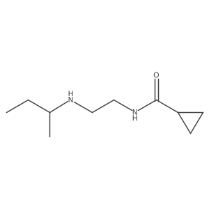N-{2-[(butan-2-yl)amino]ethyl}cyclopropanecarboxamide结构式