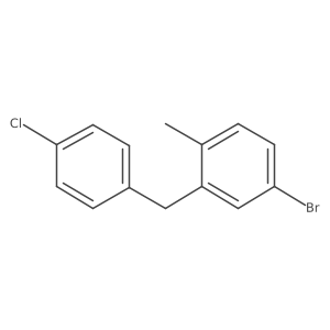 4-Bromo-2-(4-chlorobenzyl)-1-methylbenzene Structure