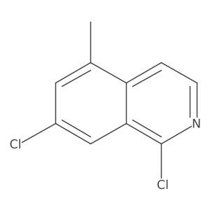 1,7-Dichloro-5-methylisoquinoline Structure
