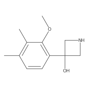 3-(2-Methoxy-3,4-dimethylphenyl)azetidin-3-ol Structure