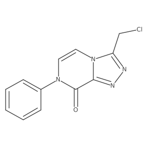 3-(Chloromethyl)-7-phenyl-[1,2,4]triazolo[4,3-a]pyrazin-8(7H)-one Structure