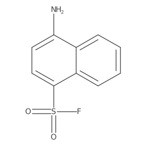 4-Aminonaphthalene-1-sulfonyl fluoride结构式