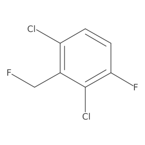 1,3-Dichloro-4-fluoro-2-(fluoromethyl)benzene Structure