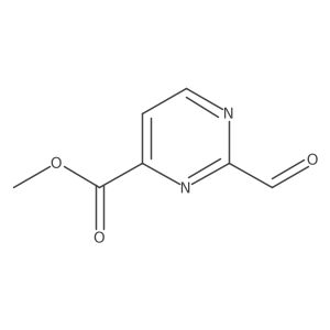 Methyl 2-formylpyrimidine-4-carboxylate结构式
