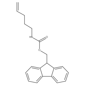 (9H-fluoren-9-yl)methyl N-(pent-4-en-1-yl)carbamate Structure