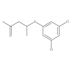 4-[(3,5-Dichlorophenyl)sulfanyl]pentan-2-one Structure