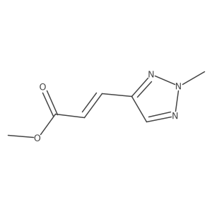 Methyl (2e)-3-(2-methyl-2h-1,2,3-triazol-4-yl)prop-2-enoate Structure