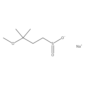 Sodium 3-methoxy-3-methylbutane-1-sulfinate结构式