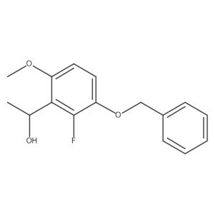 1-(3-(Benzyloxy)-2-fluoro-6-methoxyphenyl)ethanol Structure