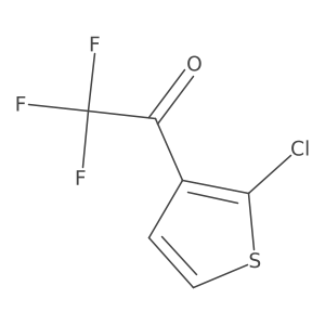 1-(2-Chlorothiophen-3-yl)-2,2,2-trifluoroethan-1-one结构式