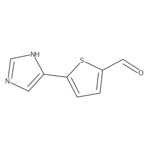 5-(1H-Imidazol-4-YL)thiophene-2-carbaldehyde Structure