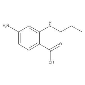 4-Amino-2-(propylamino)benzoic acid Structure