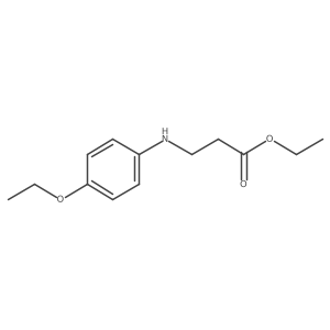 Ethyl 3-(4-ethoxyanilino)propanoate结构式