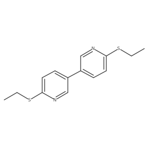 6,6a(2)-Bis(ethylthio)-3,3a(2)-bipyridine Structure