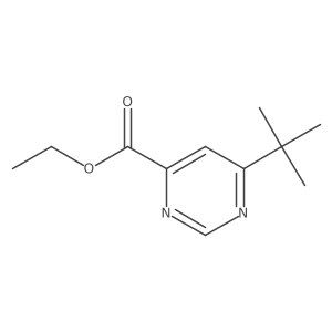 Ethyl 6-tert-butylpyrimidine-4-carboxylate结构式