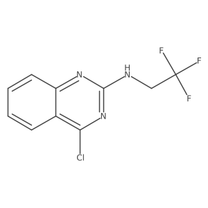 4-chloro-N-(2,2,2-trifluoroethyl)quinazolin-2-amine Structure
