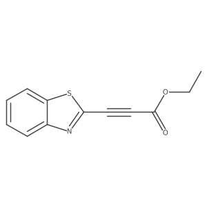 Ethyl 3-(1,3-benzothiazol-2-yl)prop-2-ynoate结构式