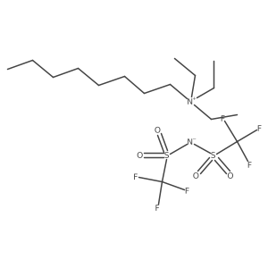 Octyltriethylammonium bis(trifluoromethylsulfonyl)imide Structure