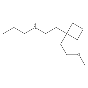{2-[1-(2-Methoxyethyl)cyclobutyl]ethyl}(propyl)amine Structure