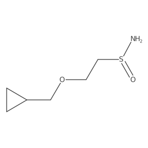 2-(Cyclopropylmethoxy)ethane-1-sulfinamide结构式