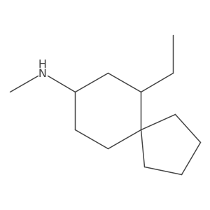 6-ethyl-N-methylspiro[4.5]decan-8-amine Structure