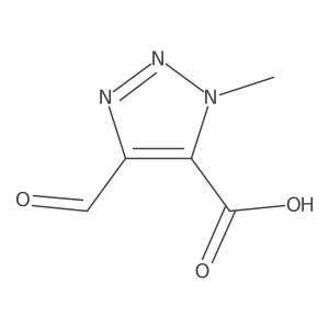 4-formyl-1-methyl-1H-1,2,3-triazole-5-carboxylic acid Structure