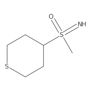 Imino(methyl)(tetrahydro-2H-thiopyran-4-yl)-l6-sulfanone结构式