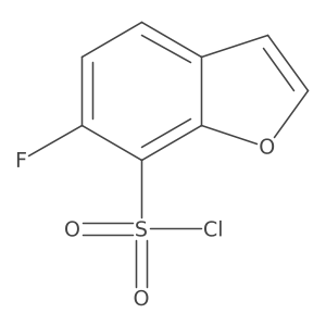 6-Fluoro-1-benzofuran-7-sulfonyl chloride Structure