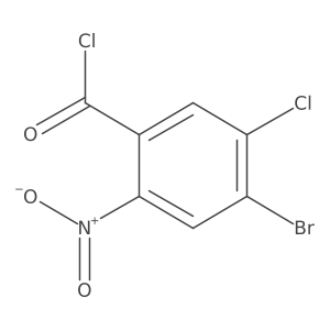 4-Bromo-5-chloro-2-nitrobenzoyl chloride Structure