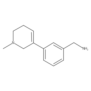 [3-(1-Methyl-1,2,5,6-tetrahydropyridin-3-yl)phenyl]methanamine Structure