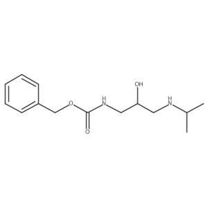 benzyl N-{2-hydroxy-3-[(propan-2-yl)amino]propyl}carbamate Structure