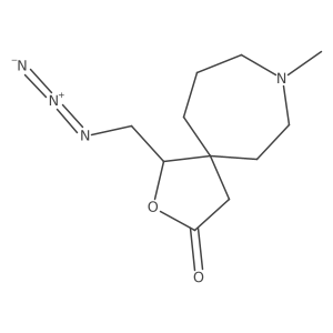1-(Azidomethyl)-8-methyl-2-oxa-8-azaspiro[4.6]undecan-3-one Structure
