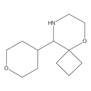 9-(Oxan-4-yl)-5-oxa-8-azaspiro[3.5]nonane Structure