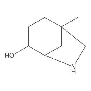 1-Methyl-6-azabicyclo[3.2.1]octan-4-ol Structure