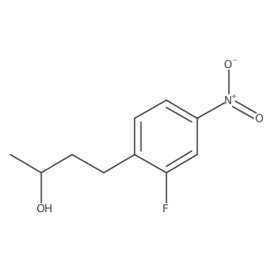 (2S)-4-(2-fluoro-4-nitrophenyl)butan-2-ol结构式