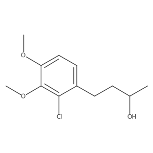 (2S)-4-(2-chloro-3,4-dimethoxyphenyl)butan-2-ol Structure