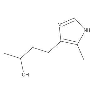 (2S)-4-(4-methyl-1H-imidazol-5-yl)butan-2-ol结构式