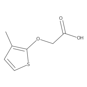 2-[(3-Methylthiophen-2-yl)oxy]acetic acid结构式