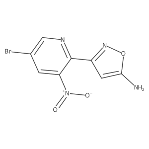 3-(5-Bromo-3-nitropyridin-2-yl)-1,2-oxazol-5-amine Structure