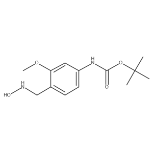 tert-butyl N-{4-[(hydroxyamino)methyl]-3-methoxyphenyl}carbamate Structure