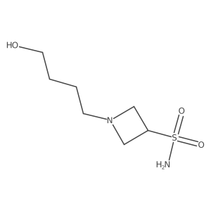 1-(4-hydroxybutyl)-3-Azetidinesulfonamide结构式