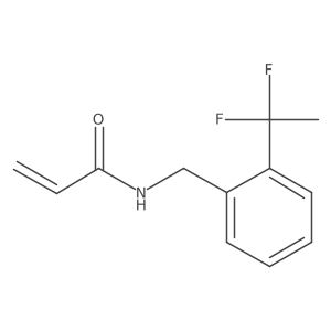 N-(2-(1,1-Difluoroethyl)benzyl)acrylamide结构式